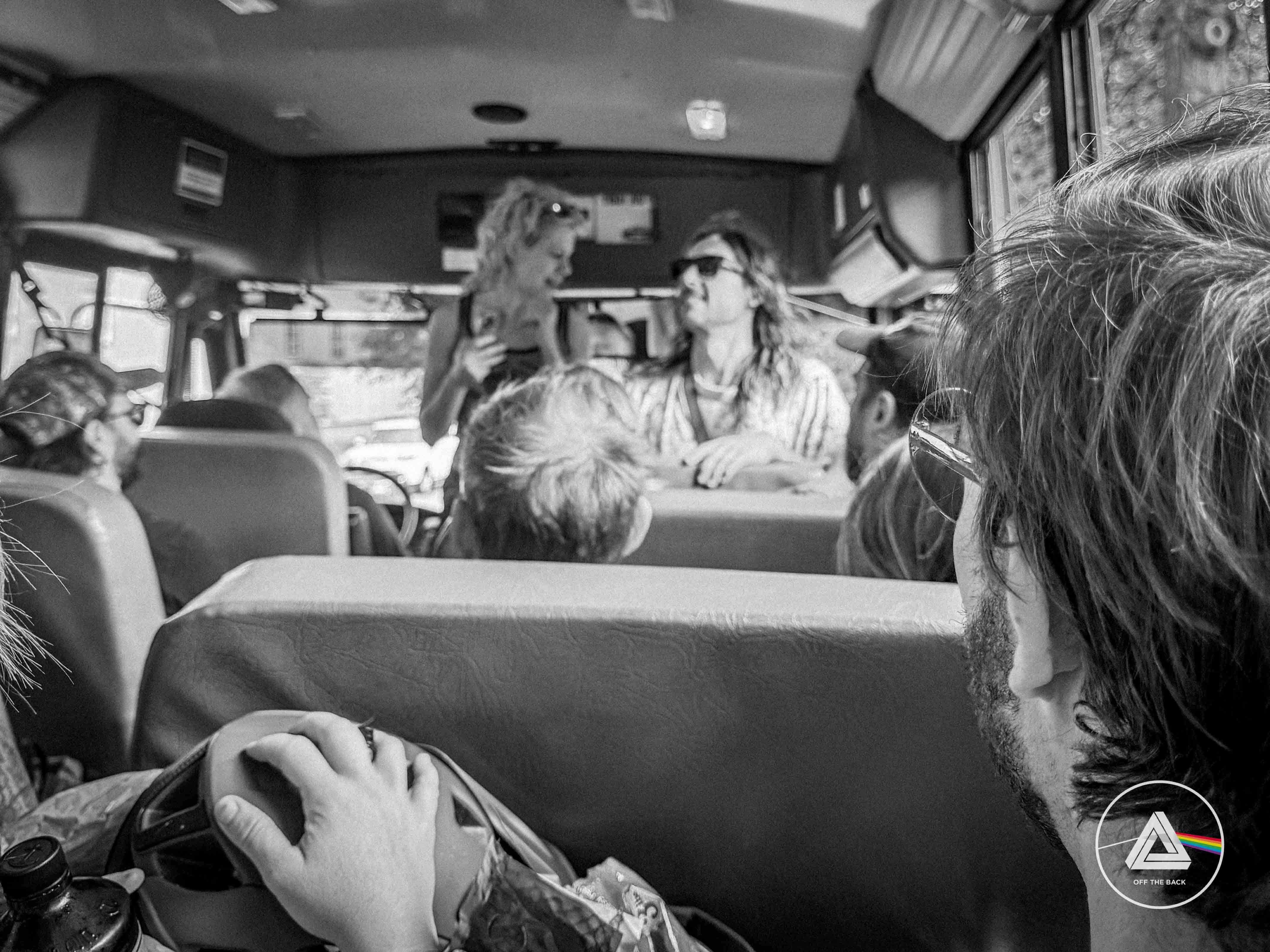 All on board the party bus to Buck Hill.